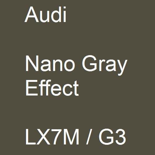 Audi, Nano Gray Effect, LX7M / G3.